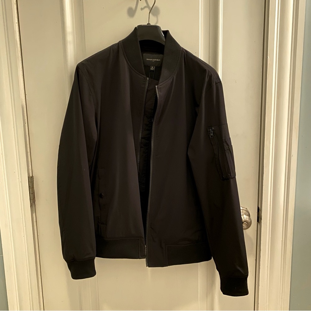 Banana Republic Tech Motion Bomber Jacket